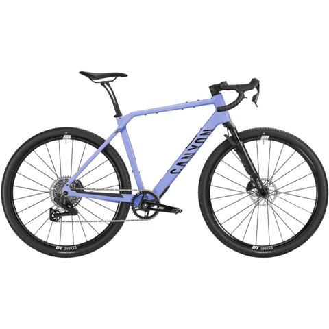 2026 Canyon Grizl CF 8 RIFT carbon adventure gravel road bike featuring a lightweight frame and rugged tires designed for versatile terrain