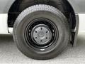 A close-up of a black tire mounted on a Mercedes-Benz Sprinter featuring a silver alloy wheel with the Mercedes-Benz logo in the center
