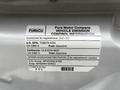 2021 Ford Transit vehicle emission control information label displaying compliance details including U.S. EPA regulations and fuel type