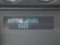 Display screen showing the engine hours of a 2013 Ford F-650 with the readout indicating 5403 hours