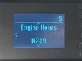 Display showing engine hours with the reading "8249" on a Ford F-250 dashboard