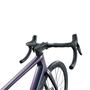 A 2025 Giant TCR Advanced SL 1 AXS Road Bike featuring sleek handlebars and a modern design in a gradient finish from purple to black