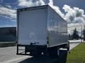 A 2016 Freightliner M2 106 box truck with a large empty cargo area is parked on the street facing away from the viewer