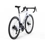 A 2026 BMC Teammachine SLR ONE Carbon Lightweight Road Bike featuring a sleek white frame with black accents and disc brakes