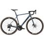 A gray 2025 Canyon Endurace Cf 7 Di2 road bike featuring drop handlebars disc brakes and DT Swiss wheels