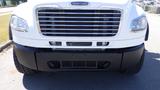 A 2017 Freightliner M2 106 front view featuring a distinctive grille with horizontal bars and large headlights