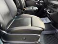 The image shows the driver's seat of a 2019 Mercedes-Benz Sprinter with black leather upholstery and adjustable controls visible on the side