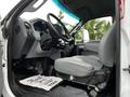 Interior of a 2022 Ford F-750 showing the driver's seat dashboard and controls