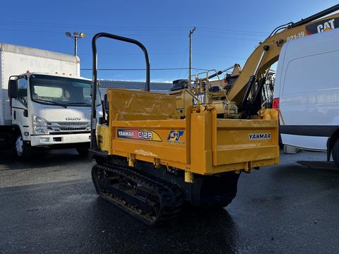 A yellow 2013 Yanmar C12R-B compact crawler excavator with tracks and a hydraulic arm on the side
