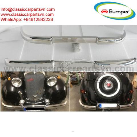 Mercedes W136 170Vb bumpers featuring a sleek chrome design typical of models produced between 1952 and 1953