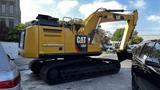 2018 Caterpillar 326F L Excavator with a yellow body and a large articulated arm and bucket
