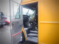 2008 Freightliner MT45 Chassis with a visible driver seat and steering wheel located inside the cab entrance